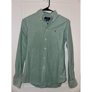 Polo by Ralph Lauren Men's Mint Button Down Shirt